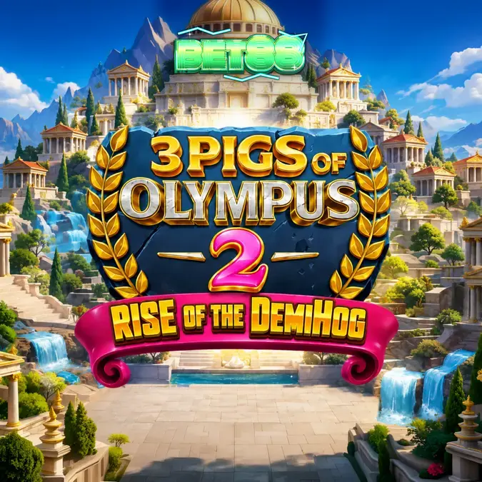3 Pigs of Olympus 2 Rise of the DemiHog slot game interface